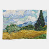 Vincent Van Gogh - Tarweveld met Cypresse Theedoek (Horizontaal)