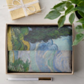 Vincent Van Gogh - Tarweveld met Cypresse Tissuepapier (Geschenk)
