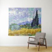 Vincent Van Gogh - Tarweveld met Cypresse Wandkleed (In Situ (horizontaal))