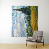 Vincent Van Gogh - Tarweveld met Cypresse Wandkleed (In situ)