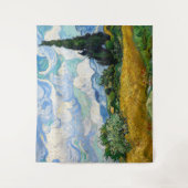 Vincent Van Gogh - Tarweveld met Cypresse Wandkleed (Voorkant)