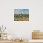 Vincent van Gogh - Tarweveld met een leeuwerik Poster (Keuken)