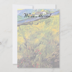 Vincent Van Gogh - Tarweveld met jonge aanplant Aankondiging