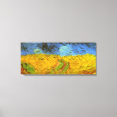 Vincent van Gogh Tarweveld met kraaien Canvas Afdruk (Voorkant)