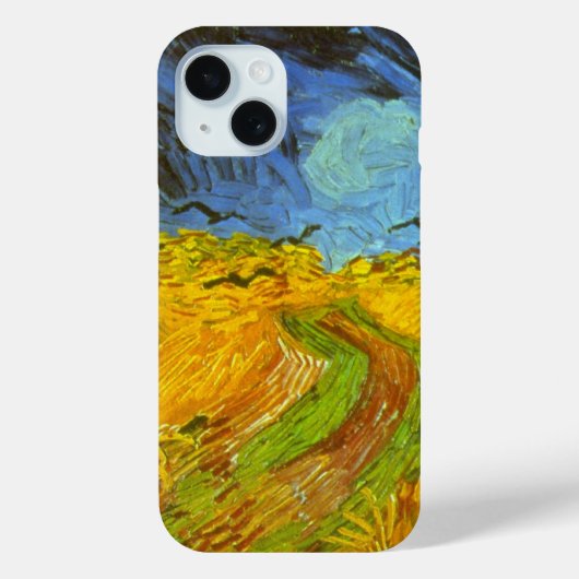 Vincent van Gogh Tarweveld met kraaien Case-Mate iPhone Case (Achterkant)