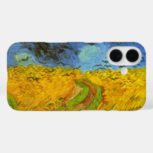 Vincent van Gogh Tarweveld met kraaien iPhone 16 Hoesje
