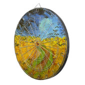 Vincent van Gogh Tarweveld met kraaien Dartbord (Voorkant Rechts)