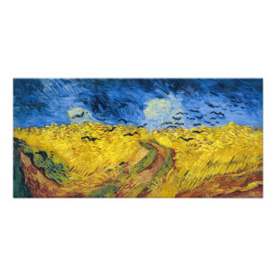 Vincent van Gogh - Tarweveld met kraaien Foto Afdruk