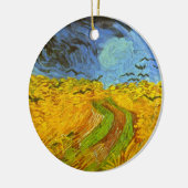 Vincent van Gogh Tarweveld met kraaien Keramisch Ornament (Links)