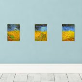Vincent van Gogh Tarweveld met kraaien Muurkunst Sets (Houten vloer)