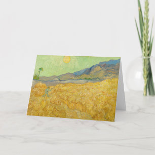 Vincent van Gogh - Tarweveld met maaier Kaart