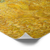 Vincent van Gogh - Tarweveld met maaier Poster (Hoek)