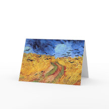 Vincent Van Gogh - Tarweveld met zwarte koeien
