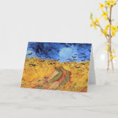 Vincent Van Gogh - Tarweveld met zwarte koeien Kaart (Gele Bloem)
