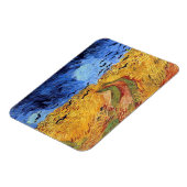 Vincent Van Gogh - Tarweveld met zwarte koeien Magneet (Linkerzijde)