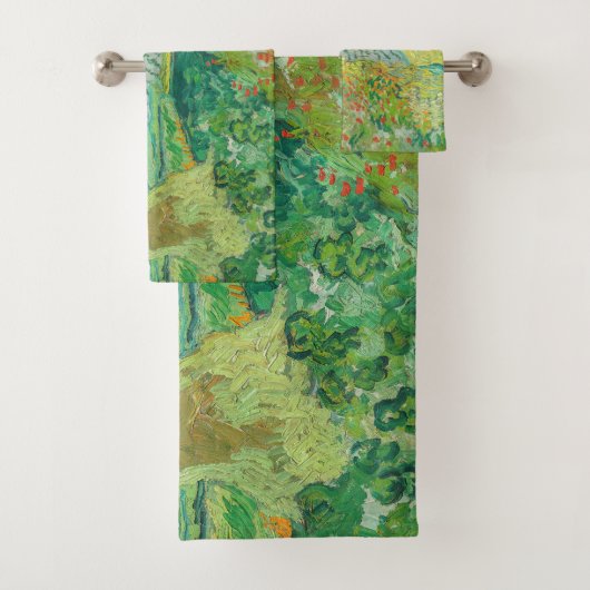 Vincent van Gogh - Tarwevelden bij Auvers Bad Handdoek (Insitu)