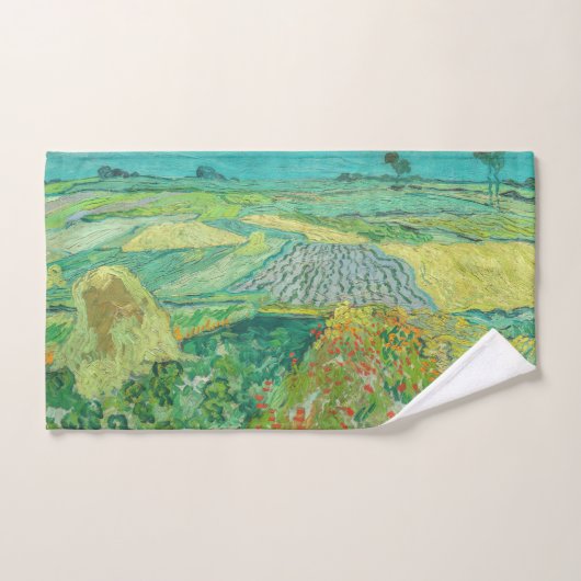 Vincent van Gogh - Tarwevelden bij Auvers Bad Handdoek (Handdoek)