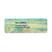 Vincent van Gogh - Tarwevelden bij Auvers Etiket (Voorkant)