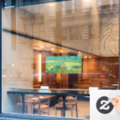 Vincent van Gogh - Tarwevelden bij Auvers Raamsticker (Cafe Raam)