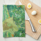 Vincent van Gogh - Tarwevelden bij Auvers Theedoek (Quarter Fold)