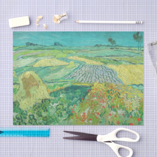 Vincent van Gogh - Tarwevelden bij Auvers Tissuepapier (Craft)