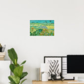 Vincent van Gogh - Tarwevelden nabij Auvers Poster (Thuiskantoor)