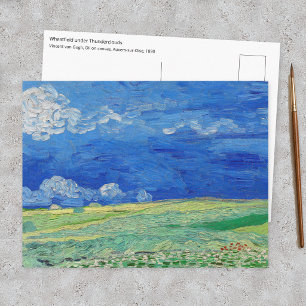 Vincent van Gogh - Tarwevelden onder Onweerswolken Briefkaart