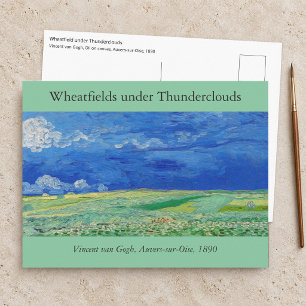 Vincent van Gogh - Tarwevelden onder Onweerswolken Briefkaart