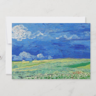 Vincent van Gogh - Tarwevelden onder Onweerswolken Kaart