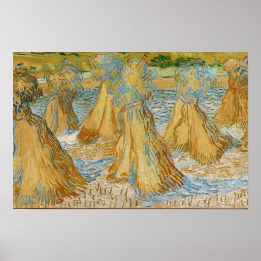 Vincent van Gogh - Tarwevelden Poster (Voorkant)
