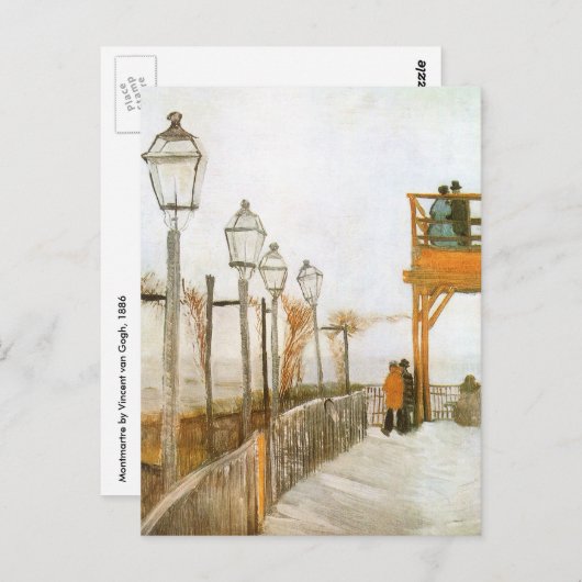 Vincent van Gogh - Terras en observatiedek Briefkaart (Voorkant / Achterkant)