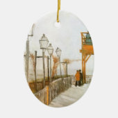 Vincent van Gogh - Terras en observatiedek Keramisch Ornament (Voorkant)