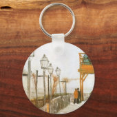 Vincent van Gogh - Terras en observatiedek Sleutelhanger (Voorkant)