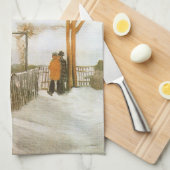 Vincent van Gogh - Terras en observatiedek Theedoek (Quarter Fold)