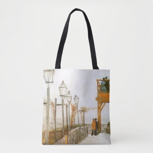 Vincent van Gogh - Terras en observatiedek Tote Bag (Voorkant)
