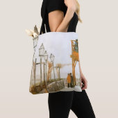 Vincent van Gogh - Terras en observatiedek Tote Bag (Dichtbij)