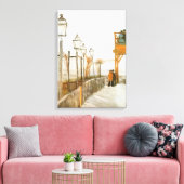 Vincent van Gogh - Terras en uitzichtplatform Canvas Afdruk (Insitu (Woonkamer))