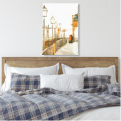 Vincent van Gogh - Terras en uitzichtplatform Canvas Afdruk (Insitu (Slaapkamer))