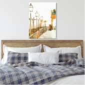 Vincent van Gogh - Terras en uitzichtplatform Canvas Afdruk (Insitu (Slaapkamer))