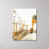 Vincent van Gogh - Terras en uitzichtplatform Canvas Afdruk (Voorkant)