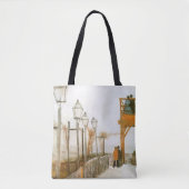 Vincent van Gogh - Terras en uitzichtplatform Tote Bag (Voorkant)