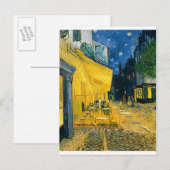 Vincent van Gogh | Terras van de Koffie, Place du Briefkaart (Voorkant / Achterkant)