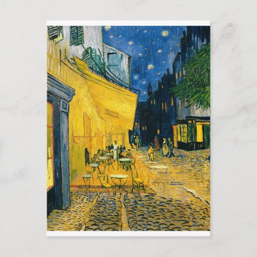 Vincent van Gogh | Terras van de Koffie, Place du Briefkaart (Voorkant)