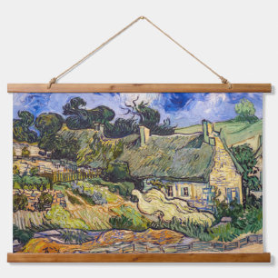 Vincent Van Gogh - Thatched Cottages in Cordeville Hangend Wandkleed