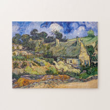 Vincent Van Gogh - Thatched Cottages in Cordeville