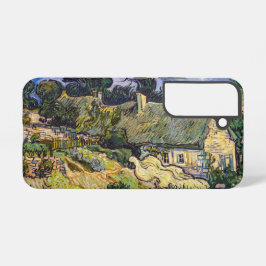Vincent Van Gogh - Thatched Cottages in Cordeville Samsung Galaxy Hoesje