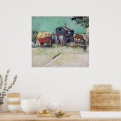 Vincent van Gogh | The Caravans, Gypsy Encampment Poster (Keuken)