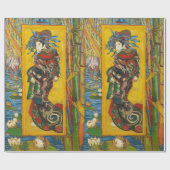 Vincent Van Gogh The Courtesan after Eisen Cadeaupapier (Vlak)