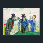 Vincent Van Gogh The Drinkers Fine Art Briefkaart<br><div class="desc">Vincent Van Gogh The Drinkers Fine Art Postcard</div>