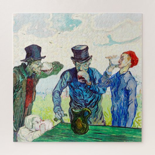 Vincent Van Gogh The Drinkers Fine Art Legpuzzel (Verticaal)